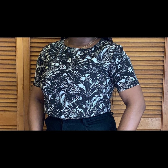 Palm trees crop top - Picture 2 of 3